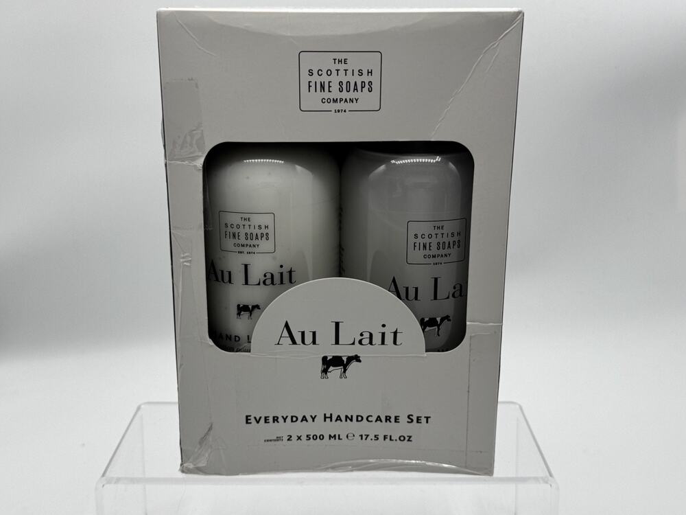 The Scottish Fine Soaps Company Au Lait Everyday Handcare Set Hand Lotion & Wash